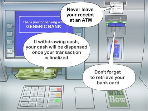 how to use atm machine
